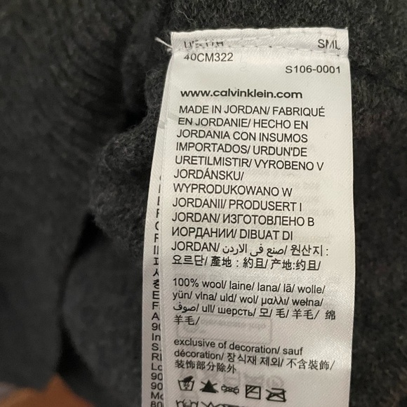 Men’s Calvin Klein wool sweater - Picture 6 of 7